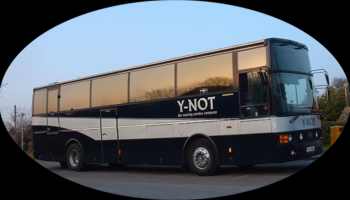 All our Tour Buses & Dayvans have trailer hitches